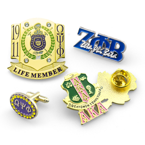 Miễn phí khuôn bán buôn chúng tôi sorority Hy Lạp thư Pin zpb Omega aka OPP Huy hiệu pin - Product Image 1
