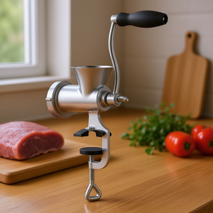 Hachoir à viande manuel en acier inoxydable 304 avec pince de fixation pour usage domestique - Product Image 2