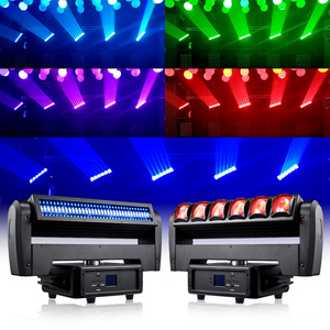มืออาชีพ 6*60W ย้ายบาร์ไฟ LED เวทีสําหรับไนท์คลับดีเจเอฟเฟกต์ลําแสง RGB พร้อมการควบคุม DMX สําหรับสวนสนุกและคลับ - Product Image 3