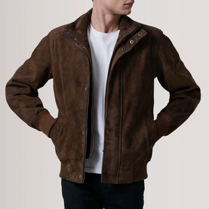 Customized Color & Logo High Quality Wholesale <b>Leather</b> <b>Jacket</b> Hot Selling Men Clothing New Fashion Men <b>Leather</b> <b>Jacket</b> - Product Image 1