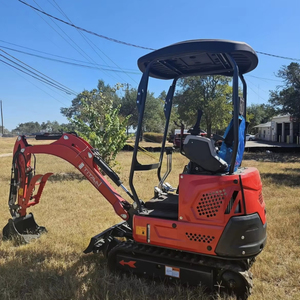 Mini-excavatrice chinoise d'occasion, 1,8 tonne, 1 tonne, 2 tonnes, petite excavatrice sur chenilles, agriculture, jardin, hydraulique, diesel, mini-excavatrice à godet - Product Image 1