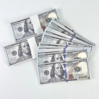 Nicro papier accessoires 100 US Dollar banque ancêtre argent Notes film accessoire argent Euro fête jeu fournitures haute qualité accessoire argent
