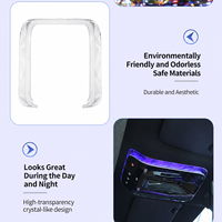 Cadre de lampe de lecture en cristal pour Mercedes-Benz Classe B, Classe C, Classe E, GLC/S, E300L – Décoration et modification de l'ambiance du plafond