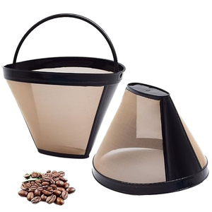Panier-filtre de remplacement écologique pour cafetière <span class=keywords><strong>Cuisinart</strong></span> Filtre à <span class=keywords><strong>café</strong></span> permanent durable de haute qualité - Product Image 1