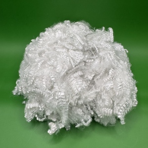 Microfibre recyclée 1.2D 25mm <span class=keywords><strong>Fibre</strong></span> de polyester gris pour rembourrage et non-tissés – Approvisionnement fiable direct usine - Product Image 1