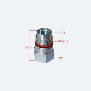 Connecteur hydraulique fileté demi-prise T-13A 1 pouce pour machines hydrauliques - Product Image 1