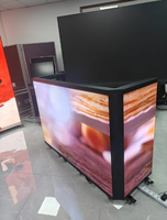 Cabine DJ portable à LED entièrement pliable, écran LED pliable GOB P2.6 pour intérieur