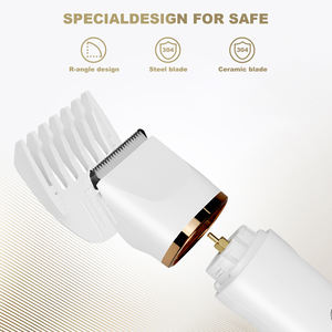 <span class=keywords><strong>Rasoir</strong></span> électrique 4 en 1 étanche à l'eau et à sec pour femmes pour les poils pubiens, <span class=keywords><strong>rasoir</strong></span> <span class=keywords><strong>intime</strong></span> pour femmes et tondeuse à poils corporels - Product Image 3