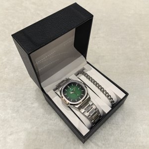 Poedagar 613 Nuovo Set di Due Pezzi: Orologio al Quarzo e Bracciale, Combinazione Creativa alla Moda, Regalo Speciale <span class=keywords><strong>per</strong></span> <span class=keywords><strong>Uomo</strong></span> - Product Image 1