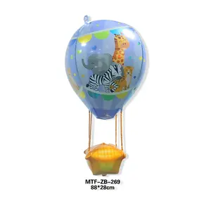 Оптовая продажа, алюминиевая пленка 22 дюйма, воздушные шары, гелиевые воздушные шары для леса, фольгированные воздушные шары с животными