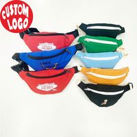 Sac banane unisexe multifonctionnel avec fermeture éclair, impression numérique personnalisée du logo, sac banane pour homme et femme