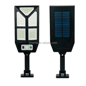 Pays Éclairage public solaire <span class=keywords><strong>600</strong></span> <span class=keywords><strong>Lumen</strong></span> 20 Watts 196 LED Petite taille Lumière solaire en plastique noir Rue extérieure - Product Image 4