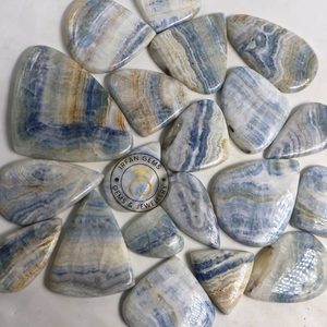 Blue Scheelite A One Quality 100% Natural Scheelite Cabochon Loose Gemstone For Making Jewelry Stone Scheelite Mix Shape Bulk - Product Image 4