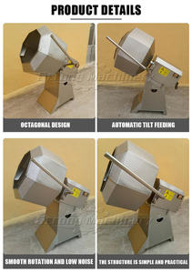 Type de rotation frites assaisonnement machine chien nourriture arôme mélangeur huile épices pulvérisateur machine de revêtement pour collation - Product Image 6
