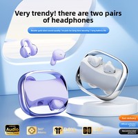 Nuevos Auriculares Inalámbricos Q9 True Wireless 5.4, Tipo Clip de Oreja Semi-in-ear, Cancelación de Ruido, Voz