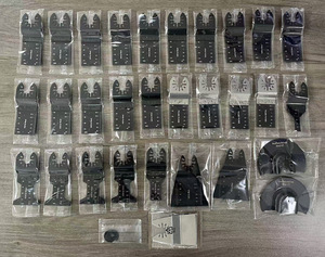 PMS 31 pièces lames de <span class=keywords><strong>scie</strong></span> oscillantes multifonctionnelles combinaison lame à changement rapide bois métal Muiti lames d'outils - Product Image 4