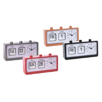 Hot Selling Factory Price Werbe geschenke kleiner digitaler LCD-Wecker Kunststoff uhr Schreibtisch Wecker