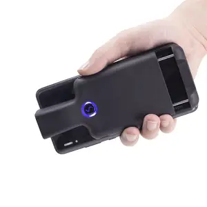 Мобильный телефон 2D Задний зажим синий зуб сканер штрих-кода поддержка телефона, Портативный QR беспроводной считыватель штрих-кодов