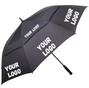Custom Logo Printed Promotion Business Gifts Golf <b>Umbrella</b> <b>Umbrella</b> Manual <b>Umbrella</b> With Logo 60" - Product Image 1