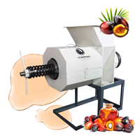 Industriële semi-automatische palmolie-extractor, 500 kg/u, robuuste constructie van koolstofstaal