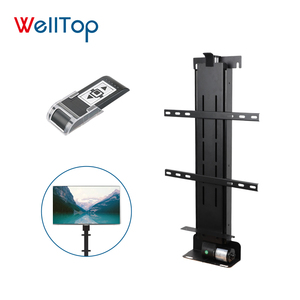 WELLTOP Venda Quente <span class=keywords><strong>TV</strong></span> Lift <span class=keywords><strong>Stand</strong></span> Altura Oculta Motorizado Telescópico Vertical Motor Elétrico Ajustável <span class=keywords><strong>TV</strong></span> Suportes De Montagem - Product Image 2