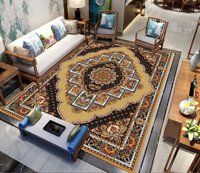 Tapis d'intérieur modernes super doux, fabriqués à la machine, écologiques et antibactériens pour le salon