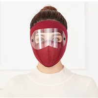 Invierno cálido transpirable motocicleta máscaras de cara completa polar Motocross moto montar cuello cara capucha para esquiar ciclismo montar