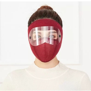 Caldo invernale traspirante moto maschere integrali in pile moto da cross moto guida collo cappuccio per sci ciclismo - Product Image 2