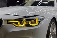 63117419615 63117419610 Kit de Módulos de Luces LED de Circulación Diurna Amarillo Limón para BMW Serie 3 2015-2018 F30 F35