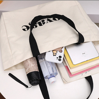 Sac fourre-tout en toile robuste de qualité supérieure avec logo personnalisé pour les voyages minimalistes, sacs à bandoulière grande capacité