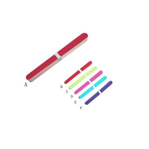 Middle Size 12cm Cheap Colorful Emery Board Disposable Wooden Nail File
