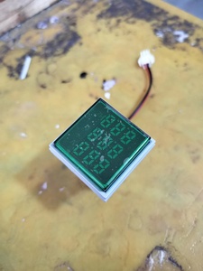 Vôn Kế Màn Hình LED 3 Trong 1 Màu Trắng Ampe Kế Đồng Hồ Đo Điện Áp Tần Số Dòng Điện - Product Image 4