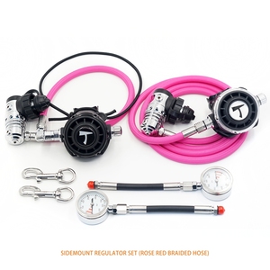ชุดเรกกูเลเตอร์ดำน้ำแบบไซด์เมาท์พร้อมเกจวัดแรงดันโลหะ ราคาขายส่ง - Product Image 4