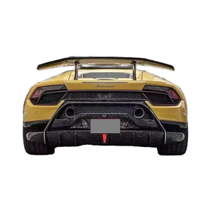 สปอยเลอร์หลังคาร์บอนฟอร์จแบบ P-Style สภาพใหม่ ชุดแต่งตัวถังรถยนต์สำหรับ Lamborghini Huracan LP580 LP610 - Product Image 1