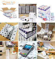 Kassier 57X40Mm 58Mm Printer Tot Rollen 80X80 80Mm Jumbo 3 1/8 80X80 Thermische Papierrol