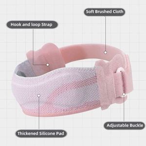 Sangle rotulienne sportive avec coussinet en silicone, bande de soutien ajustable pour la rotule, idéale pour la course, la randonnée, le fitness et la protection des articulations - Product Image 3