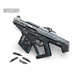 Reobrix 77007 Armi Militari con Spara-Proiettili, Modello di <span class=keywords><strong>Arma</strong></span> da Fuoco MOC, 1508 Pezzi, Set di Mattoncini da Costruzione - Product Image 1