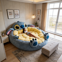 Luxuriöses Charakterbett Hochwertige Übergroße Plüsch-Möbel Einzigartige Designer-Kinderzimmer Schlaf-Lösung Neu