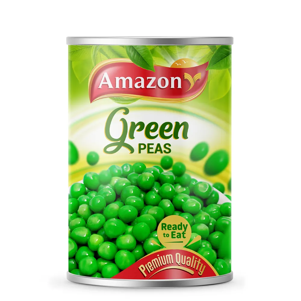 アメリカとアラビアの国への缶詰グリーンピース缶詰食品400g