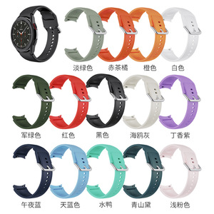 Correa para <span class=keywords><strong>Samsung</strong></span> Galaxy Watch <span class=keywords><strong>4</strong></span> <span class=keywords><strong>classic</strong></span>, 46mm, <span class=keywords><strong>42mm</strong></span>, pulsera deportiva de silicona, 44mm, 40mm - Product Image 3
