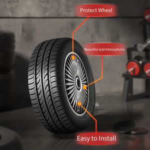 Universal 13 14 15 16 Cubierta de rueda Cubierta de llanta Auto <span class=keywords><strong>Tapacubos</strong></span> de plástico - Product Image 5