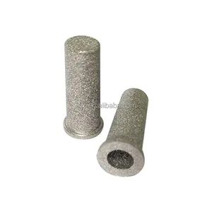 Tampa de filtro sinterizada em pó de metal, tampa de filtro sinterizada porosa em aço inoxidável 304