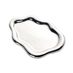 Piatto in Ceramica per Servire, Vassoio Decorativo per <span class=keywords><strong>Tavola</strong></span>, <span class=keywords><strong>Porta</strong></span> <span class=keywords><strong>Frutta</strong></span>, Dessert, Oggetti, Anelli e Gioielli - Product Image 1