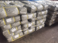 Bâche en tissu gris clair pour tentes et auvents, avec œillets en plastique, en feuilles, pour couverture unie et costumes