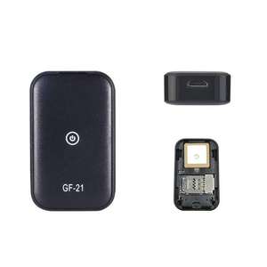 Mini Rastreador GPS GF21 en Tiempo Real <span class=keywords><strong>para</strong></span> Automóvil, <span class=keywords><strong>Dispositivo</strong></span> Antirrobo con Control por Voz, Grabación, Localizador con Micrófono HD, WIFI+LBS+GPS - Product Image 1