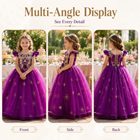 Robe tutu pour filles, robe de fête pour enfants, robe d'anniversaire en tulle multicouche, taille et couleur personnalisées, vente en gros, OEM, ODM, usine
