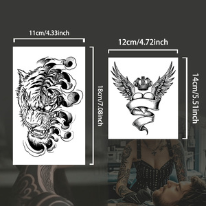 <span class=keywords><strong>Tatouage</strong></span> temporaire <span class=keywords><strong>tatouage</strong></span> semi permanent étanche à la sueur dure 2 semaines <span class=keywords><strong>tatouage</strong></span> anti-friction à base de plantes réaliste pour le corps du bras - Product Image 5