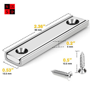 <span class=keywords><strong>Aimant</strong></span> en néodyme N52 en terre rare de 30*13.5*5mm, <span class=keywords><strong>aimant</strong></span> en bloc avec 2 trous de vis Csk, soudage, usage industriel, tiroir en bois caché, <span class=keywords><strong>porte</strong></span> - Product Image 1