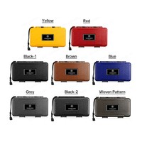 CIGARLOONG Coffret Humidor à Cigares Portable Grande Capacité Double Couche avec Doublure en Mousse pour Cadeau et Voyage
