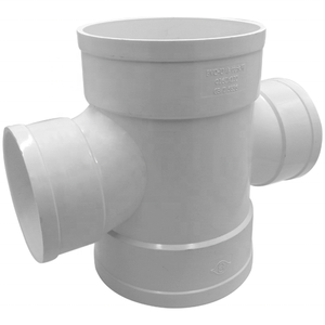 Hydy uPVC PVC Ống lắp 4 cách nối chéo doanh Tee - Product Image 3